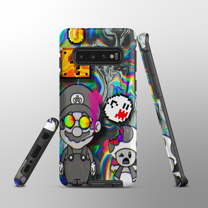 Designer Super-Mario and Toad Samsung® Tough Case | Available for Most Samsung® Models | Glossy or Matte Print Options