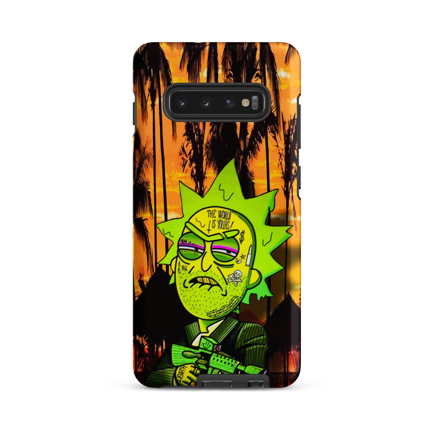 Designer Rick and Morty Samsung® Tough Case | Available for Most Samsung® Models | Glossy or Matte Print Options