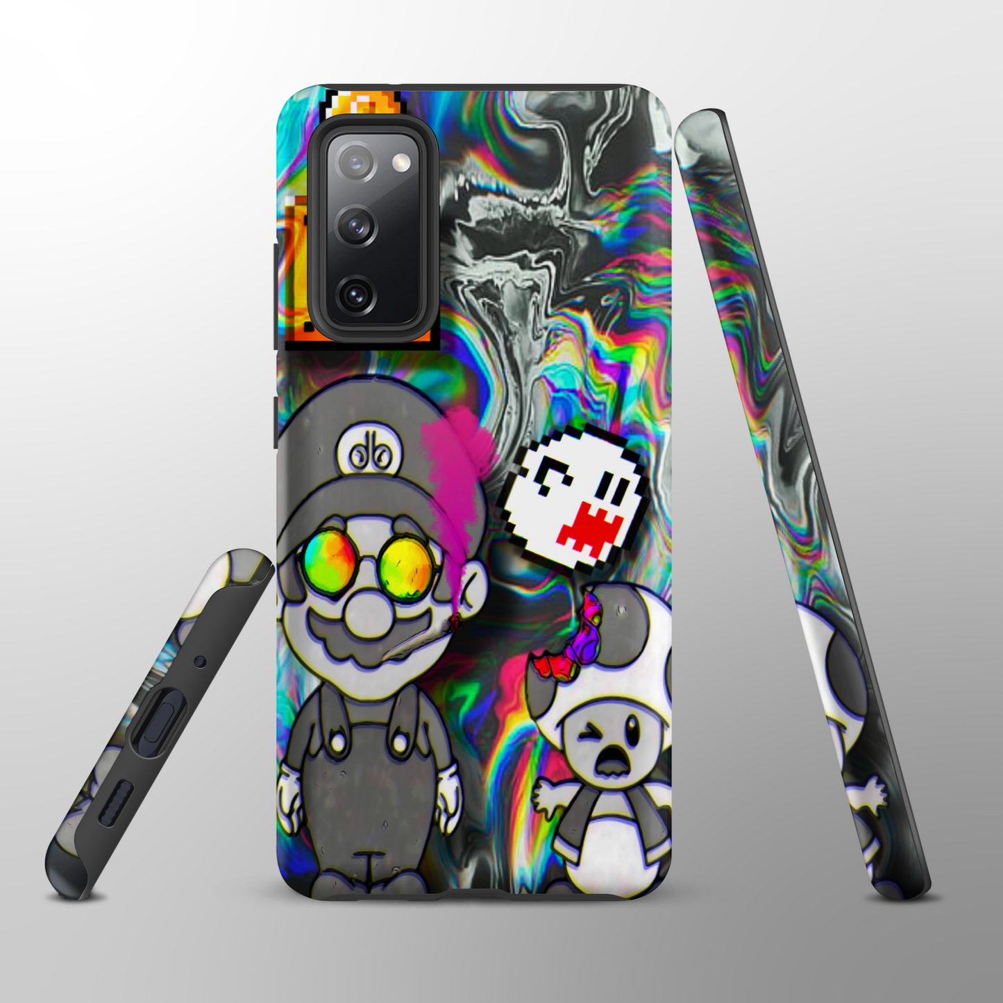 Designer Super-Mario and Toad Samsung® Tough Case | Available for Most Samsung® Models | Glossy or Matte Print Options