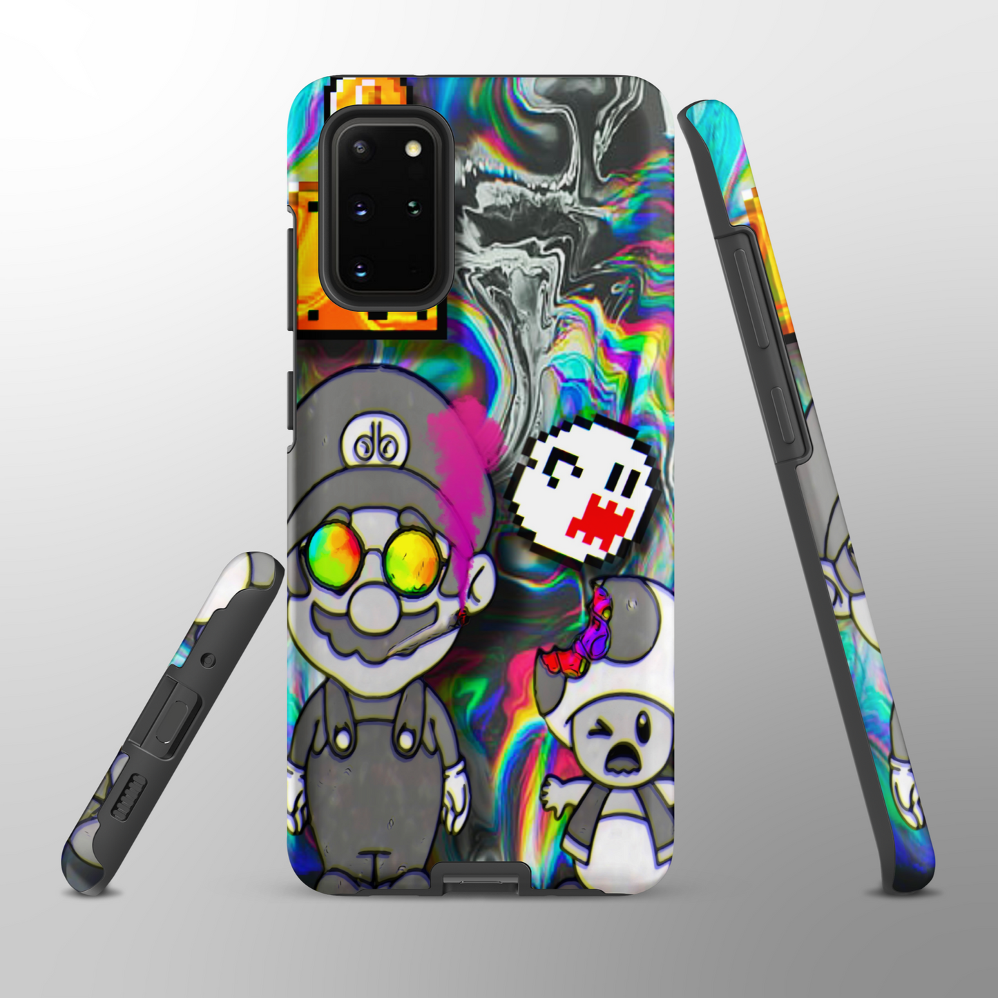 Designer Super-Mario and Toad Samsung® Tough Case | Available for Most Samsung® Models | Glossy or Matte Print Options