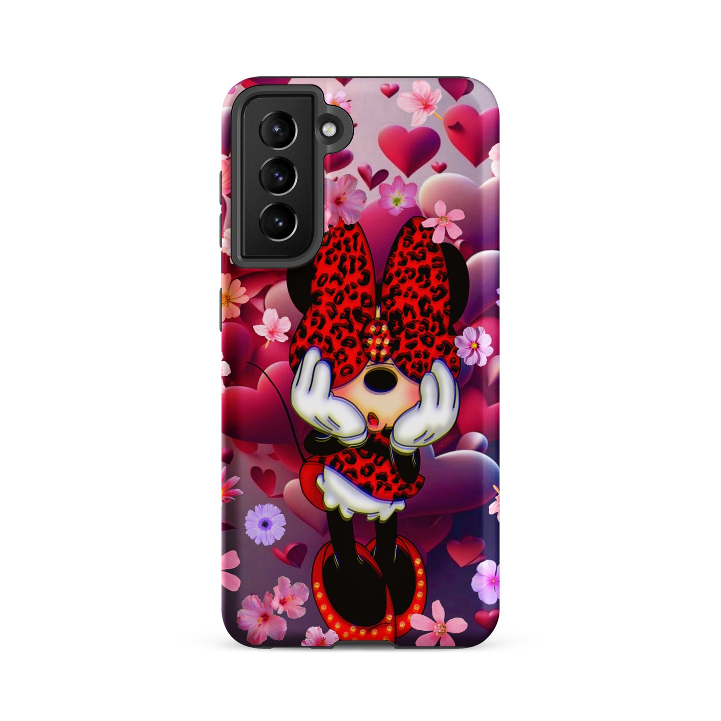 Designer Minnie-Mouse Samsung® Tough Case | Available for Most Samsung® Models | Glossy or Matte Print Options