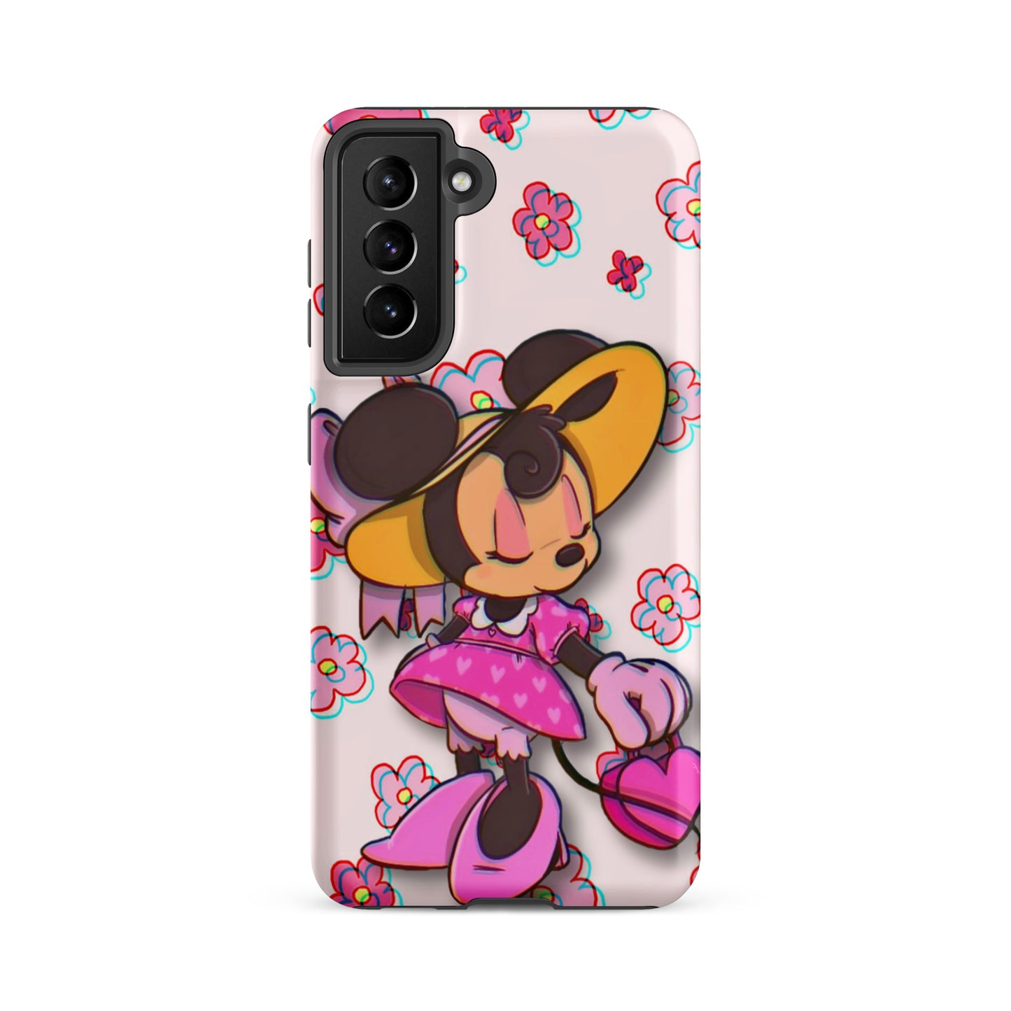 Designer Minnie-Mouse Samsung® Tough Case | Available for Most Samsung® Models | Glossy or Matte Print Options