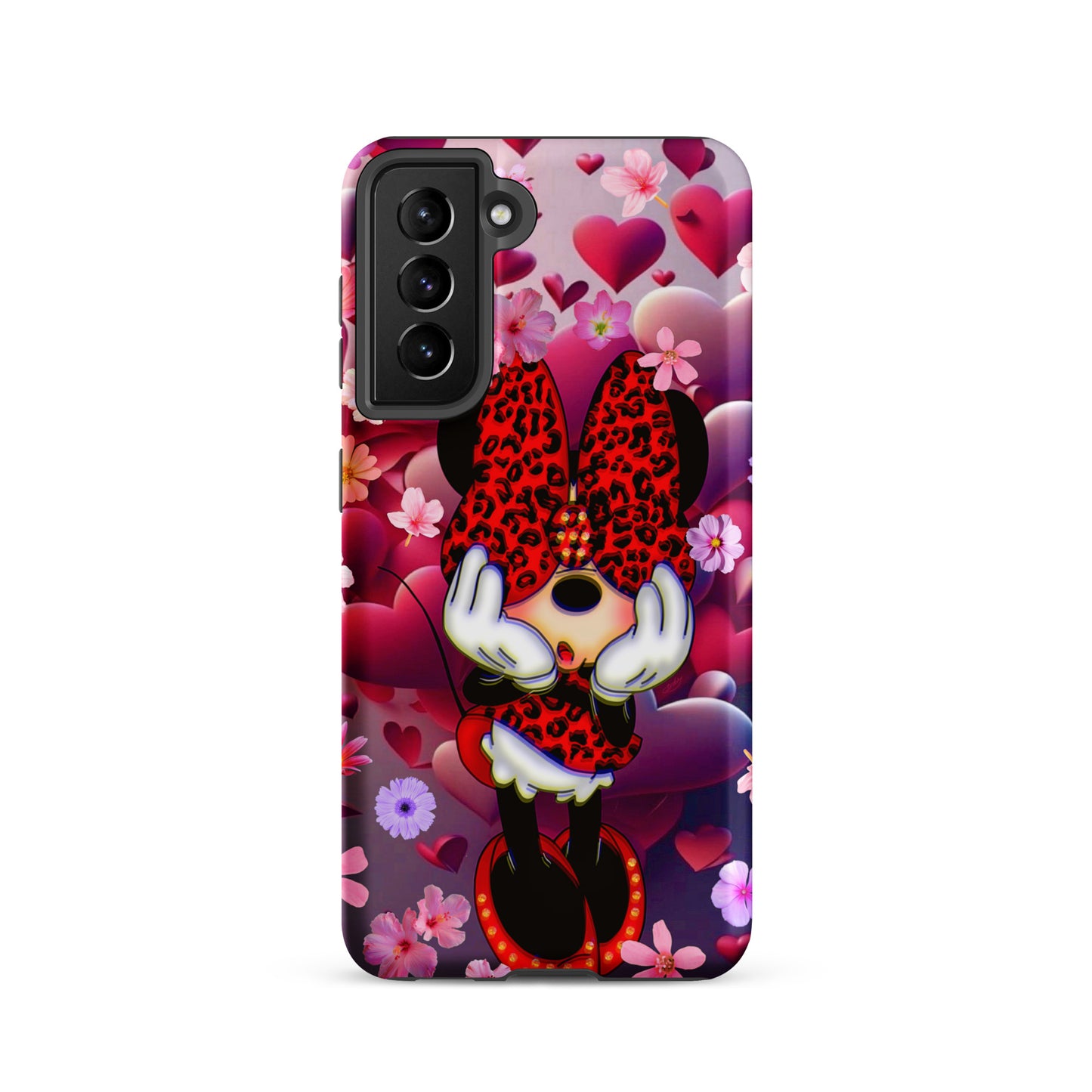 Designer Minnie-Mouse Samsung® Tough Case | Available for Most Samsung® Models | Glossy or Matte Print Options