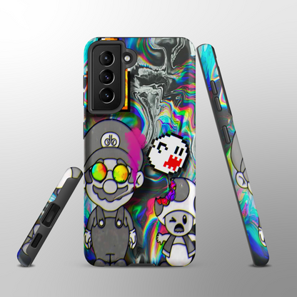 Designer Super-Mario and Toad Samsung® Tough Case | Available for Most Samsung® Models | Glossy or Matte Print Options