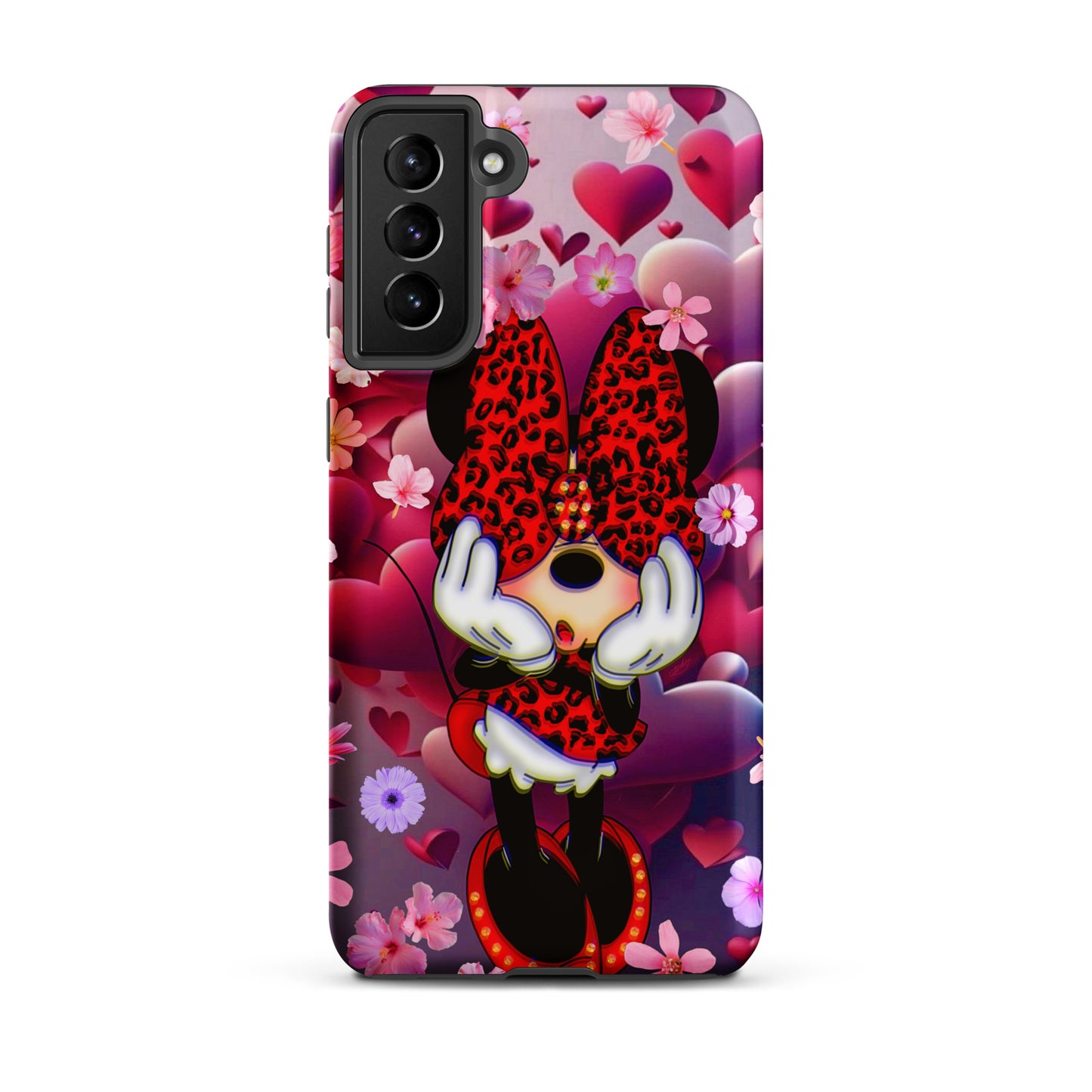 Designer Minnie-Mouse Samsung® Tough Case | Available for Most Samsung® Models | Glossy or Matte Print Options