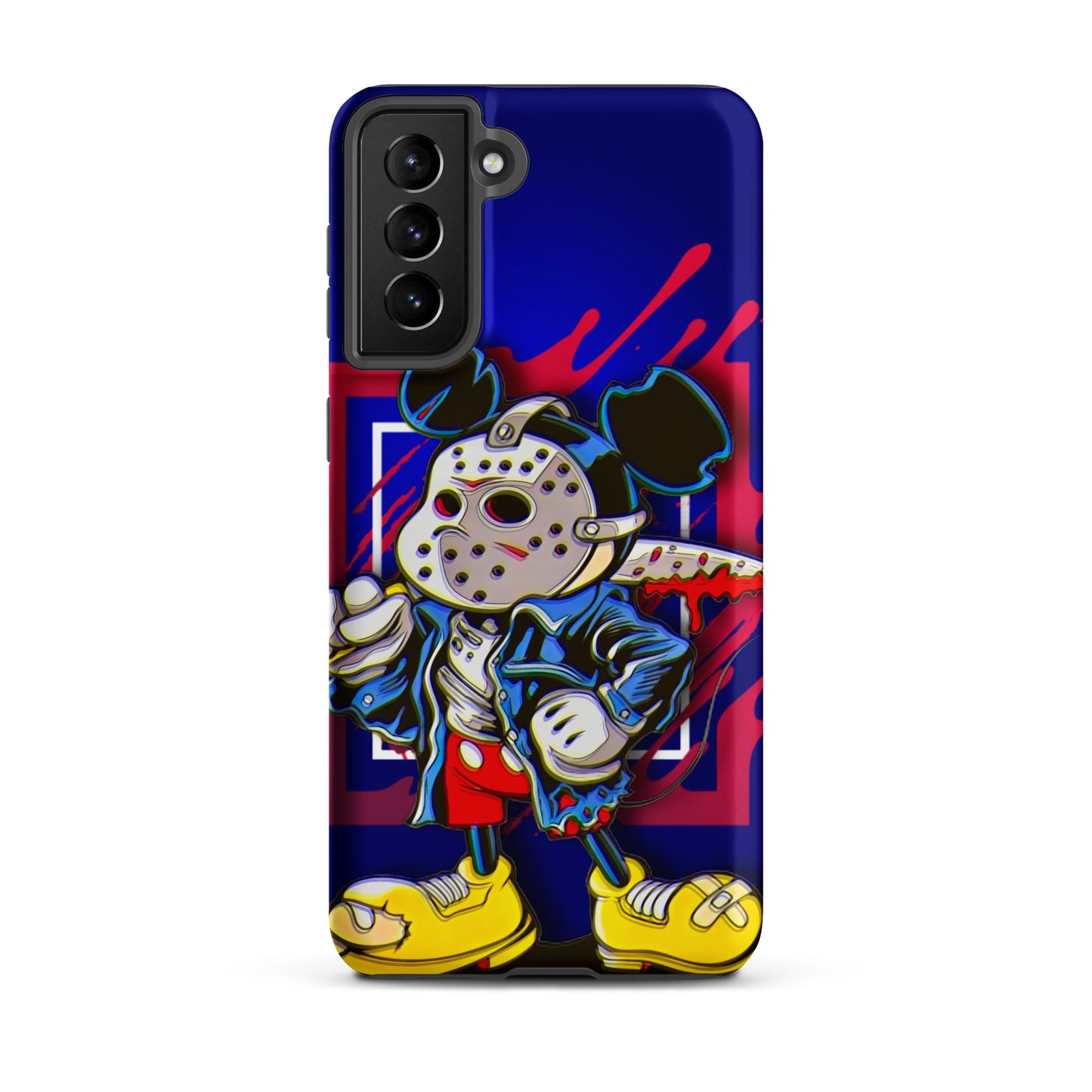 Designer Mickey-Mouse as Jason from Friday the 13th Samsung® Tough Case | Available for Most Samsung® Models | Glossy or Matte Print Options