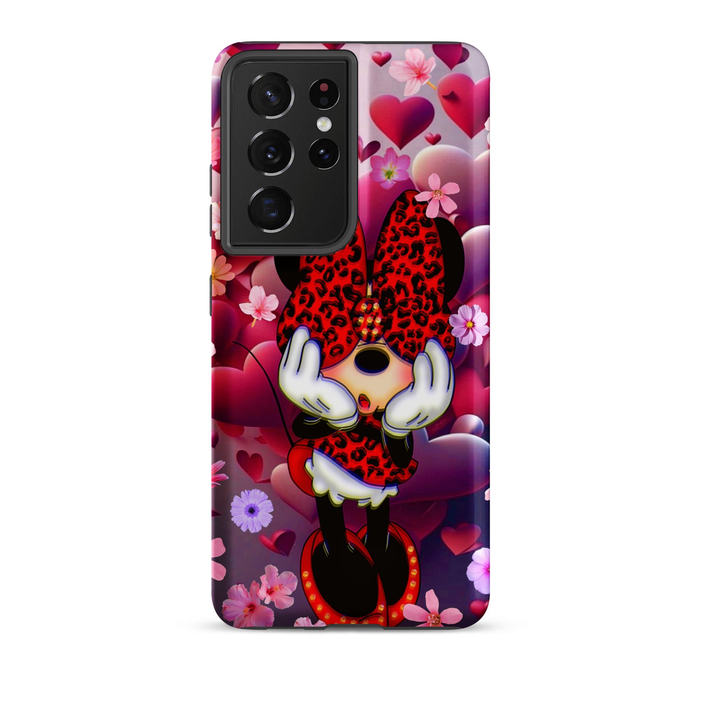 Designer Minnie-Mouse Samsung® Tough Case | Available for Most Samsung® Models | Glossy or Matte Print Options