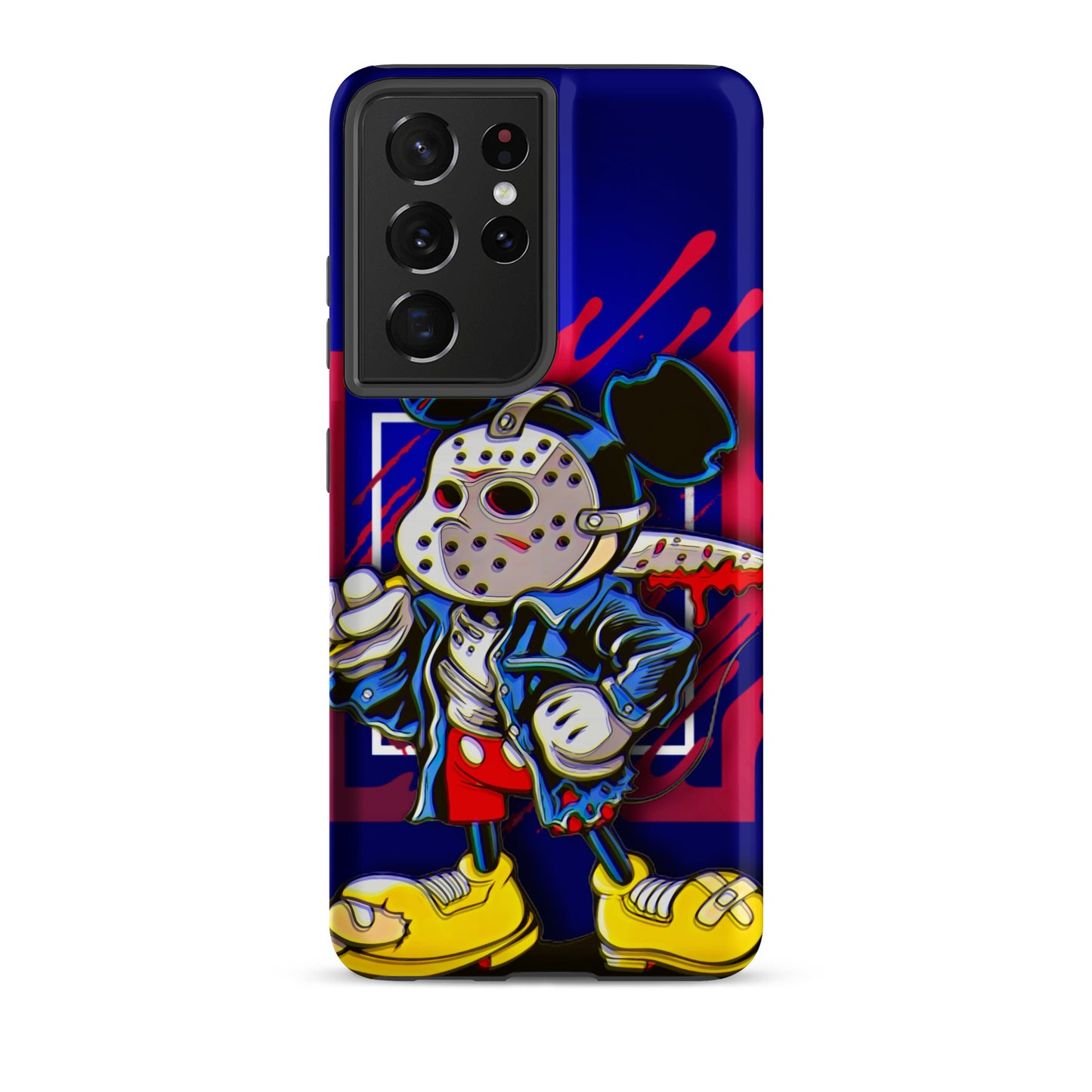 Designer Mickey-Mouse as Jason from Friday the 13th Samsung® Tough Case | Available for Most Samsung® Models | Glossy or Matte Print Options