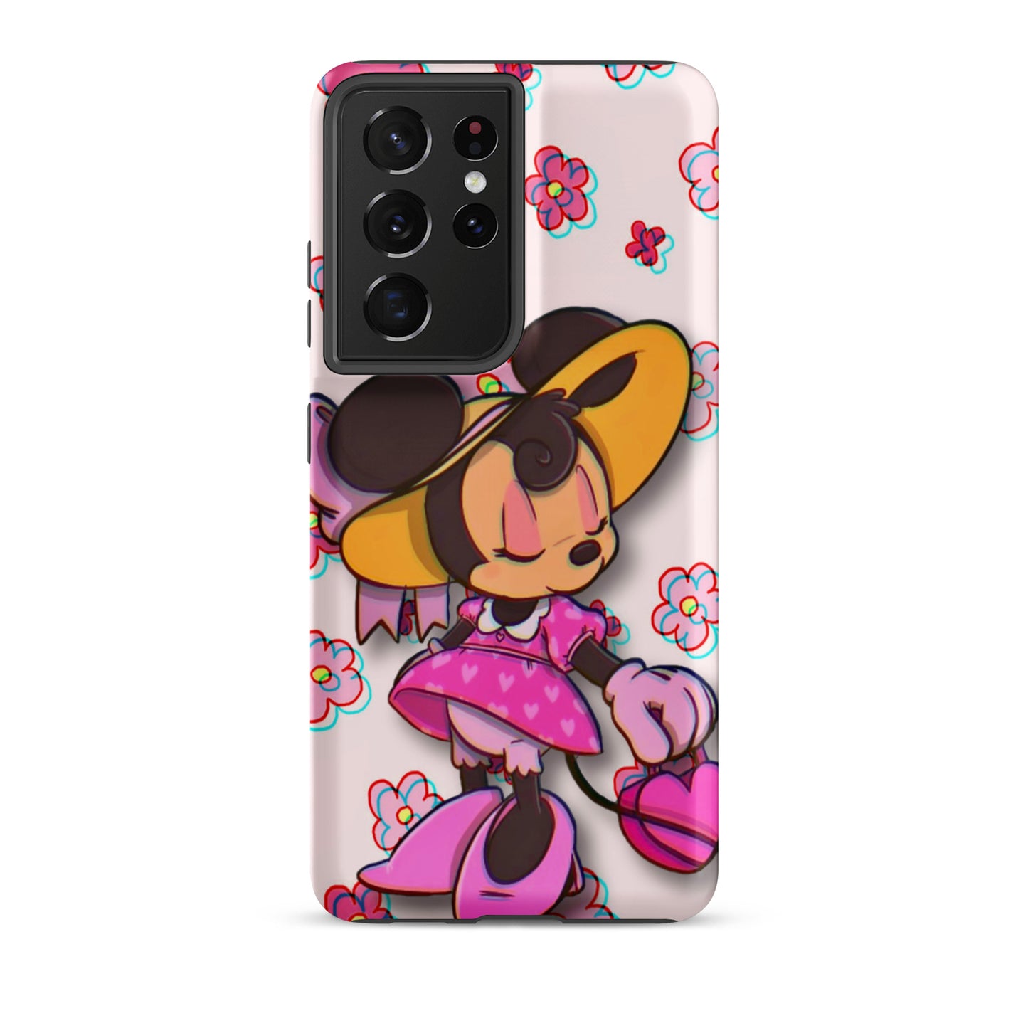 Designer Minnie-Mouse Samsung® Tough Case | Available for Most Samsung® Models | Glossy or Matte Print Options