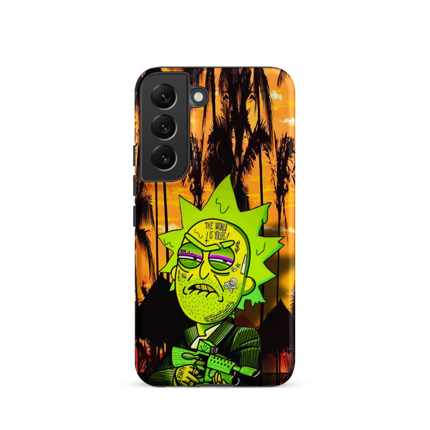 Designer Rick and Morty Samsung® Tough Case | Available for Most Samsung® Models | Glossy or Matte Print Options