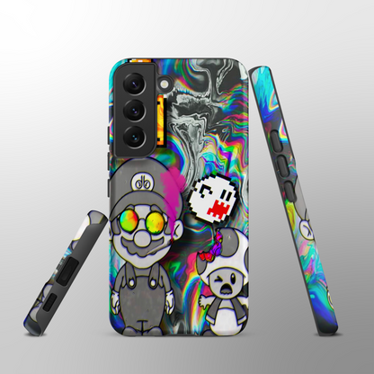 Designer Super-Mario and Toad Samsung® Tough Case | Available for Most Samsung® Models | Glossy or Matte Print Options