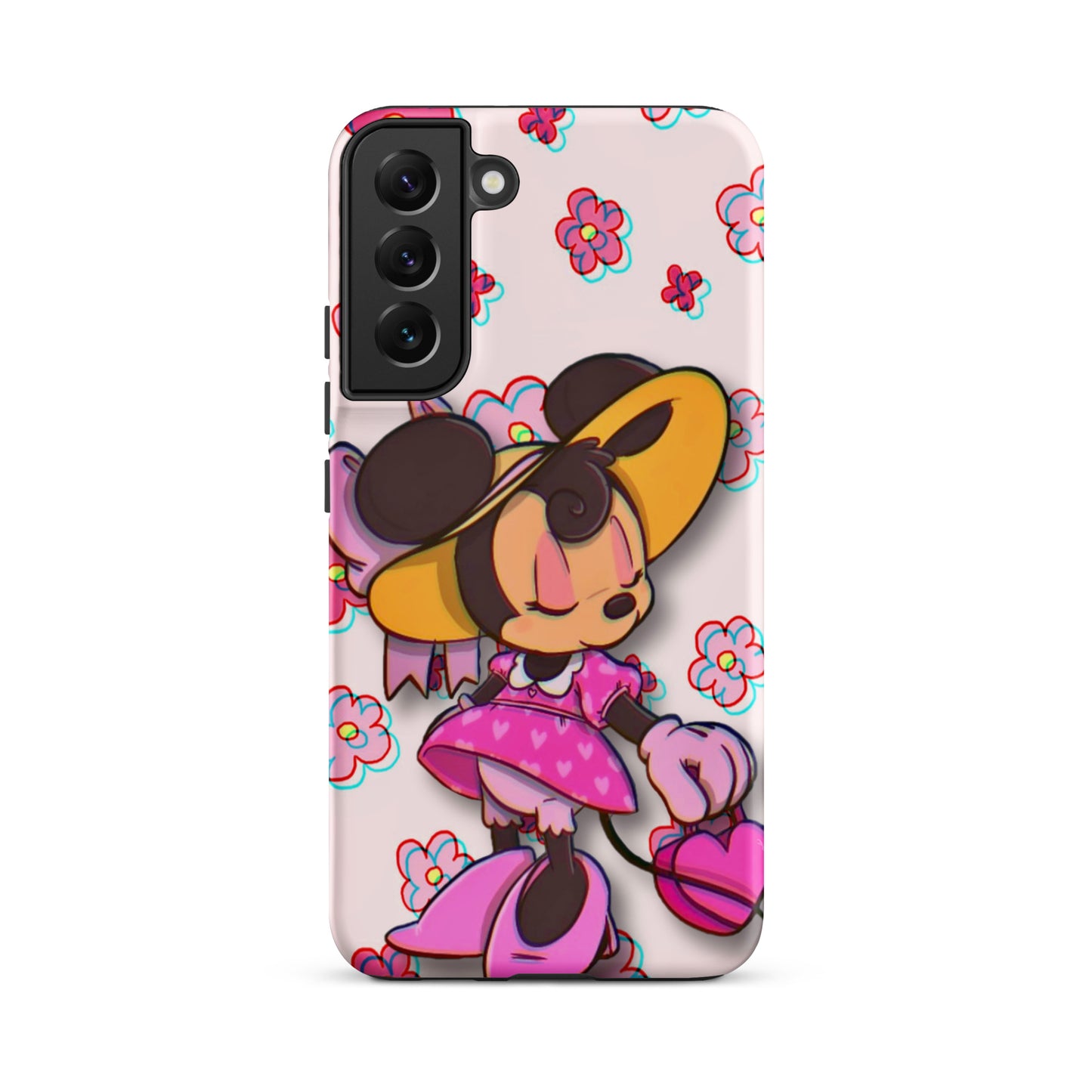 Designer Minnie-Mouse Samsung® Tough Case | Available for Most Samsung® Models | Glossy or Matte Print Options