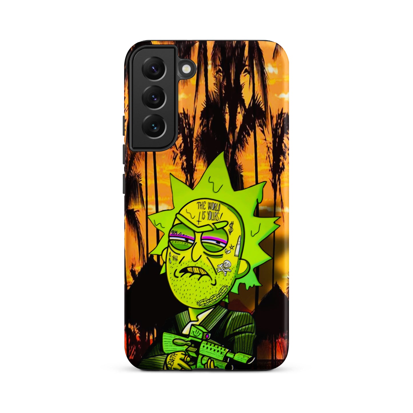 Designer Rick and Morty Samsung® Tough Case | Available for Most Samsung® Models | Glossy or Matte Print Options