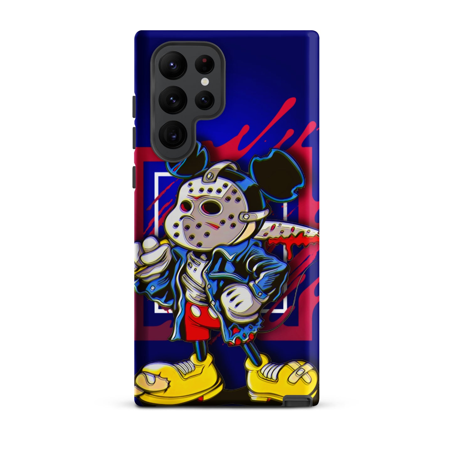 Designer Mickey-Mouse as Jason from Friday the 13th Samsung® Tough Case | Available for Most Samsung® Models | Glossy or Matte Print Options