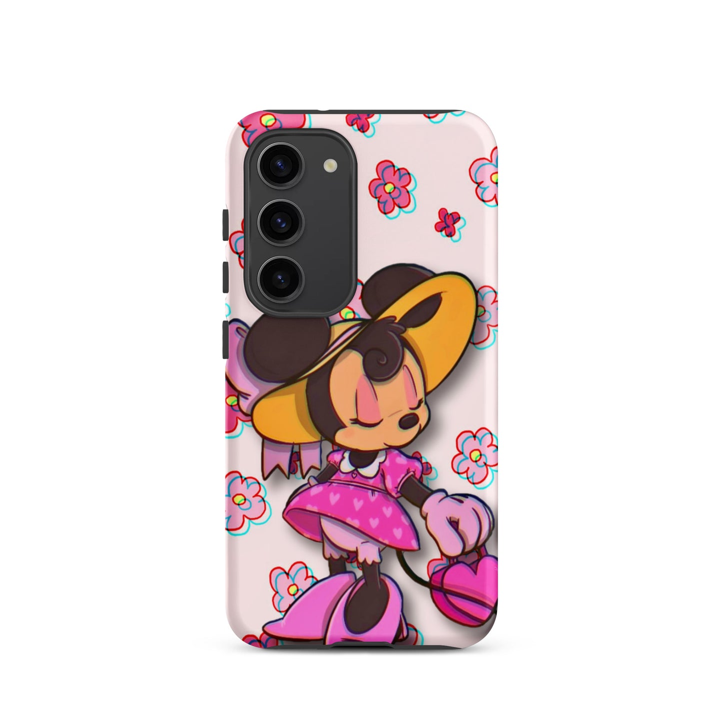 Designer Minnie-Mouse Samsung® Tough Case | Available for Most Samsung® Models | Glossy or Matte Print Options