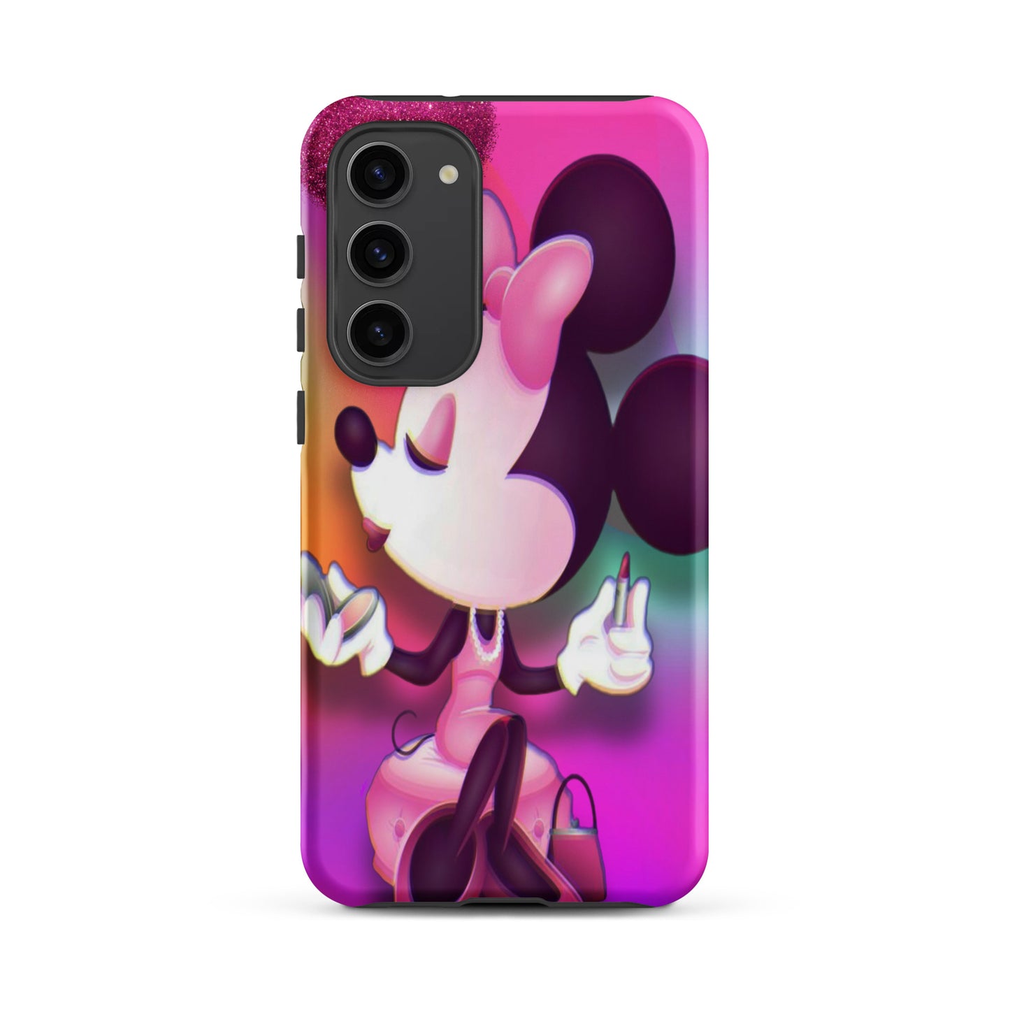 Designer Minnie-Mouse Samsung® Tough Case | Available for Most Samsung® Models | Glossy or Matte Print Options