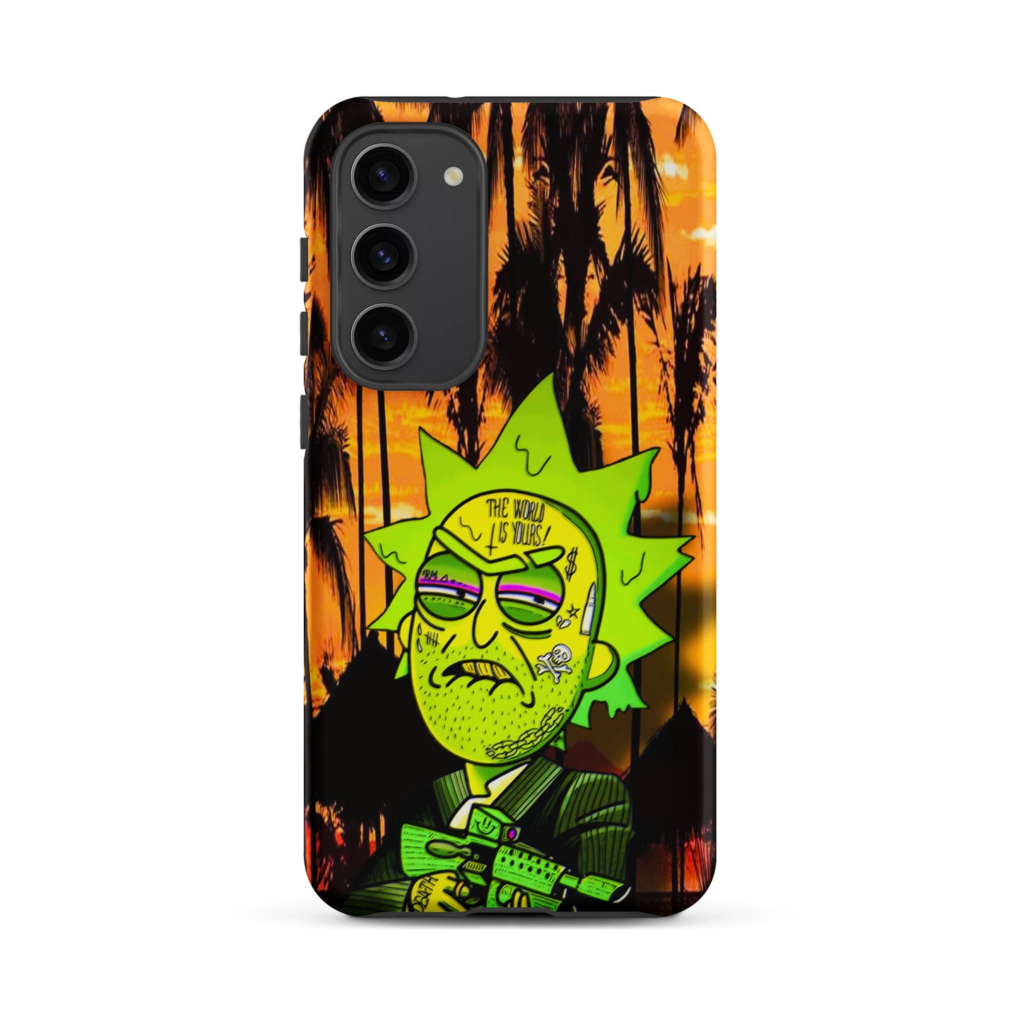 Designer Rick and Morty Samsung® Tough Case | Available for Most Samsung® Models | Glossy or Matte Print Options