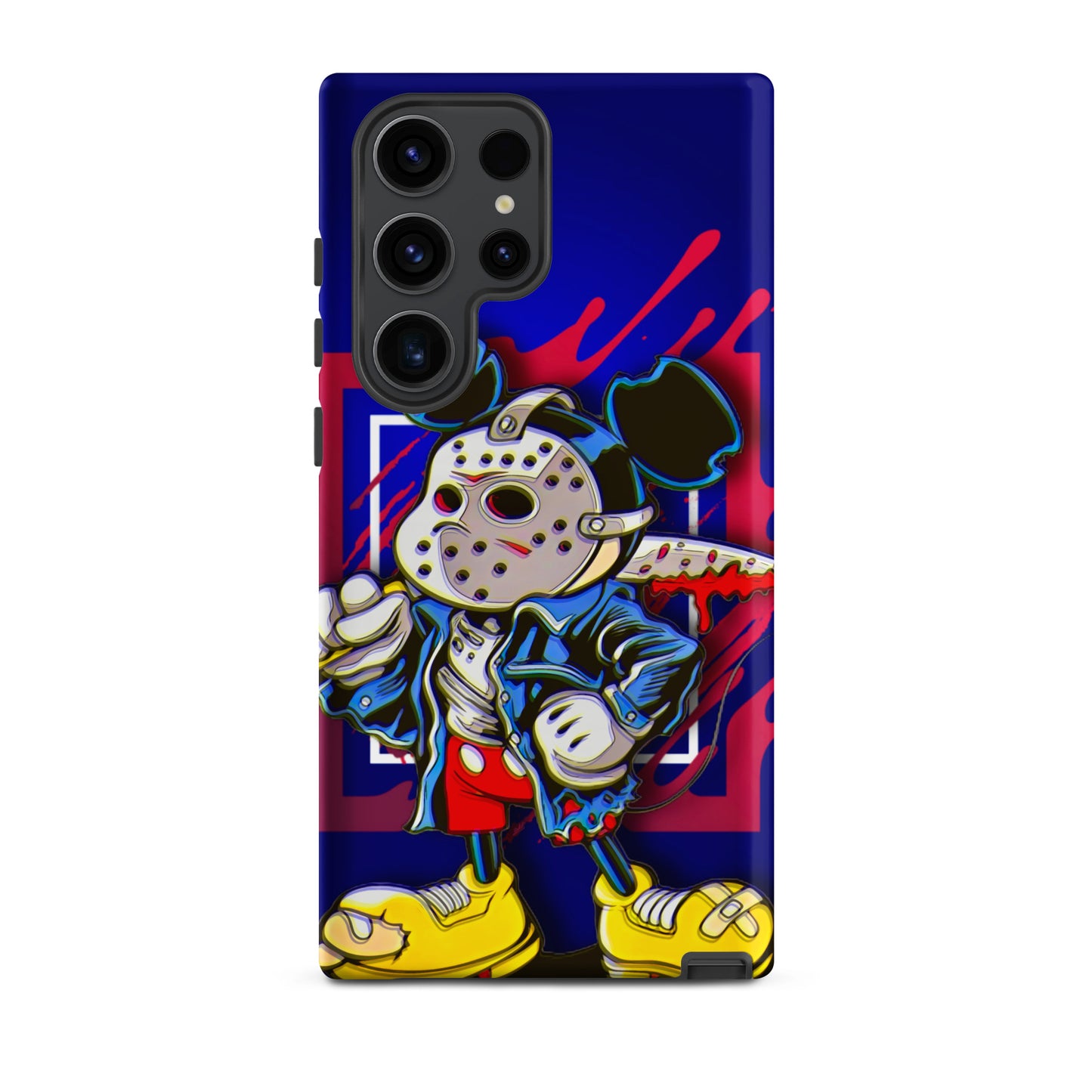 Designer Mickey-Mouse as Jason from Friday the 13th Samsung® Tough Case | Available for Most Samsung® Models | Glossy or Matte Print Options