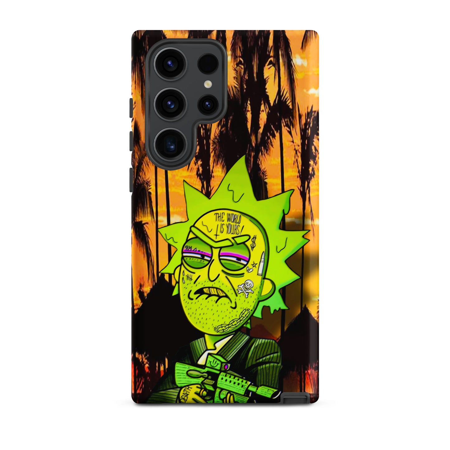 Designer Rick and Morty Samsung® Tough Case | Available for Most Samsung® Models | Glossy or Matte Print Options