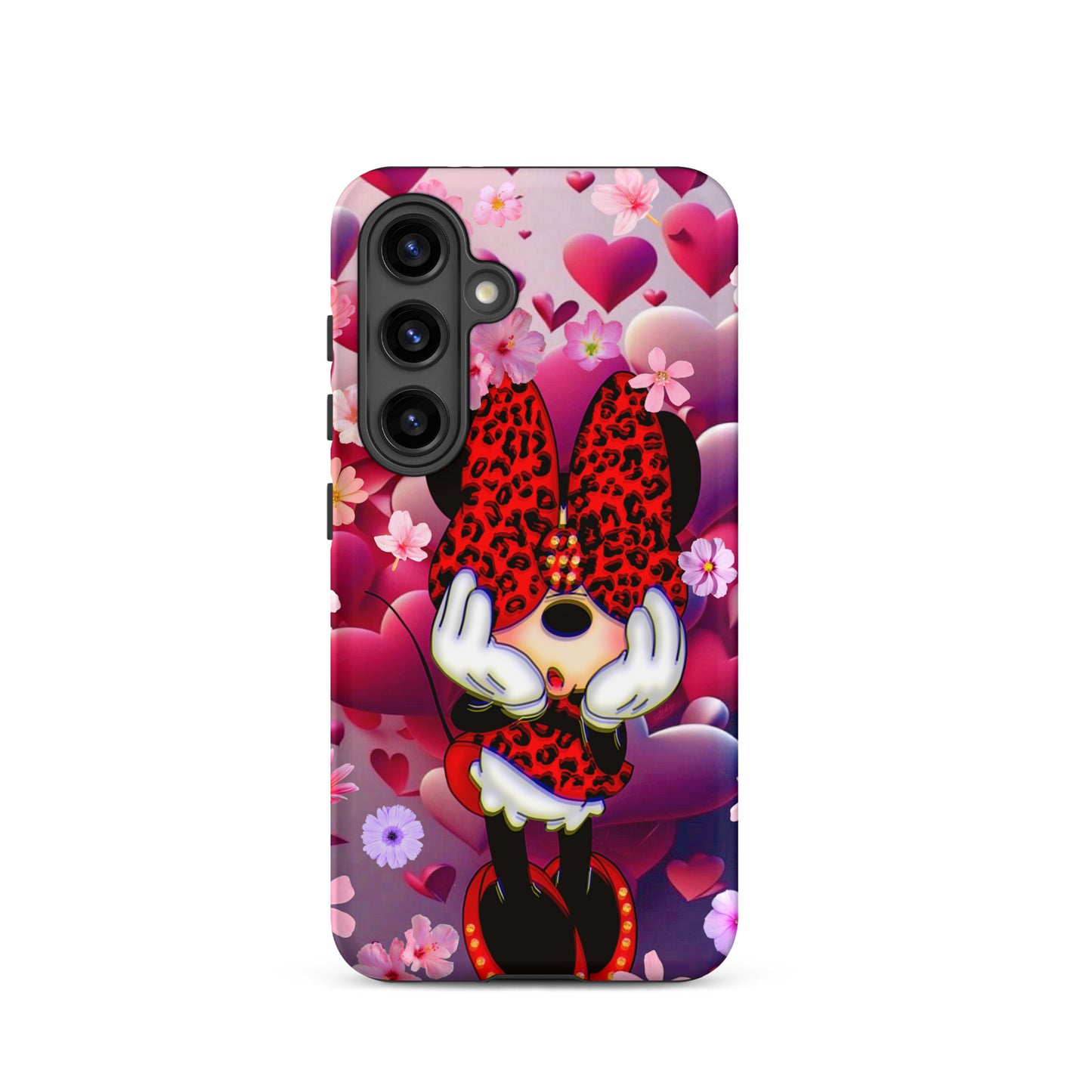 Designer Minnie-Mouse Samsung® Tough Case | Available for Most Samsung® Models | Glossy or Matte Print Options