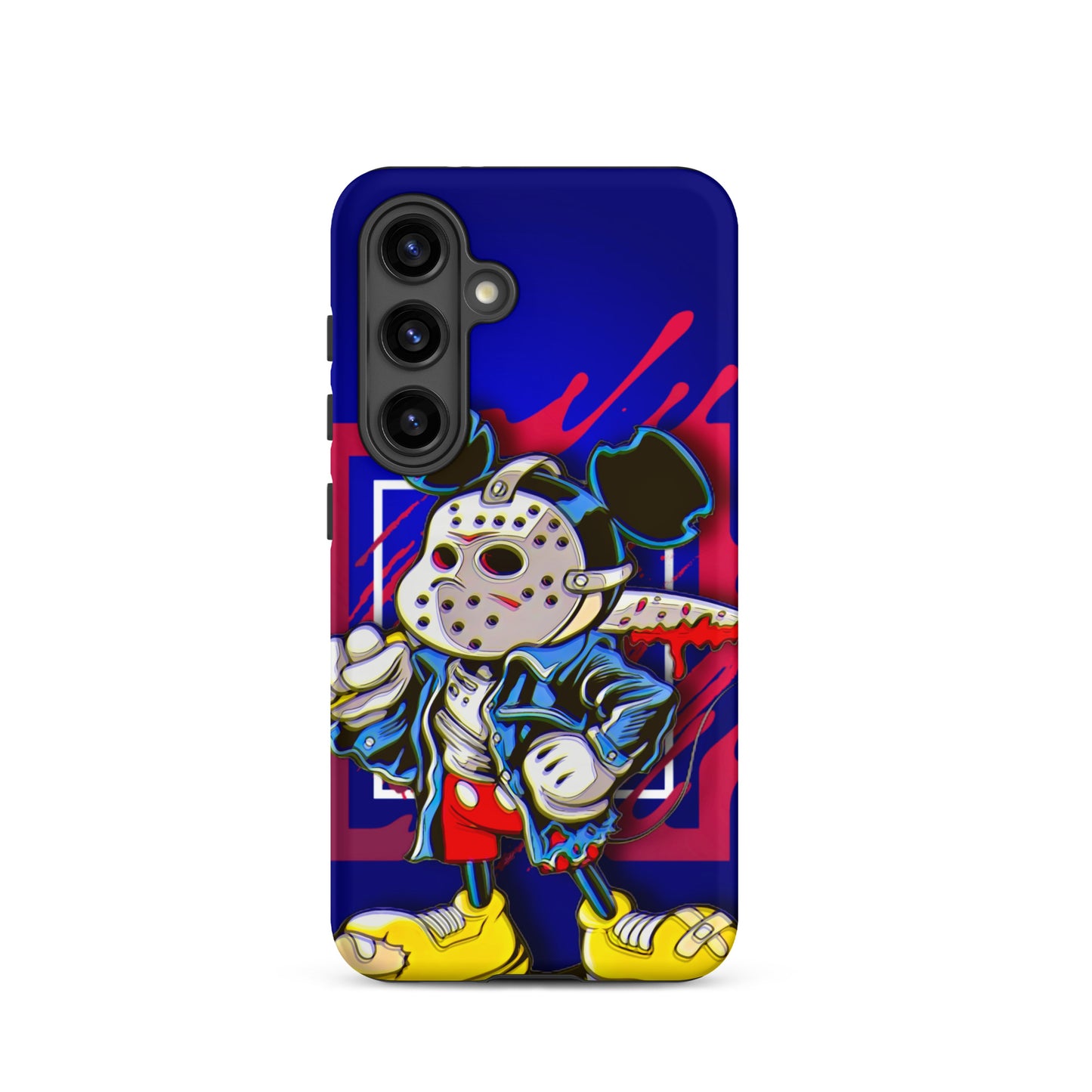 Designer Mickey-Mouse as Jason from Friday the 13th Samsung® Tough Case | Available for Most Samsung® Models | Glossy or Matte Print Options