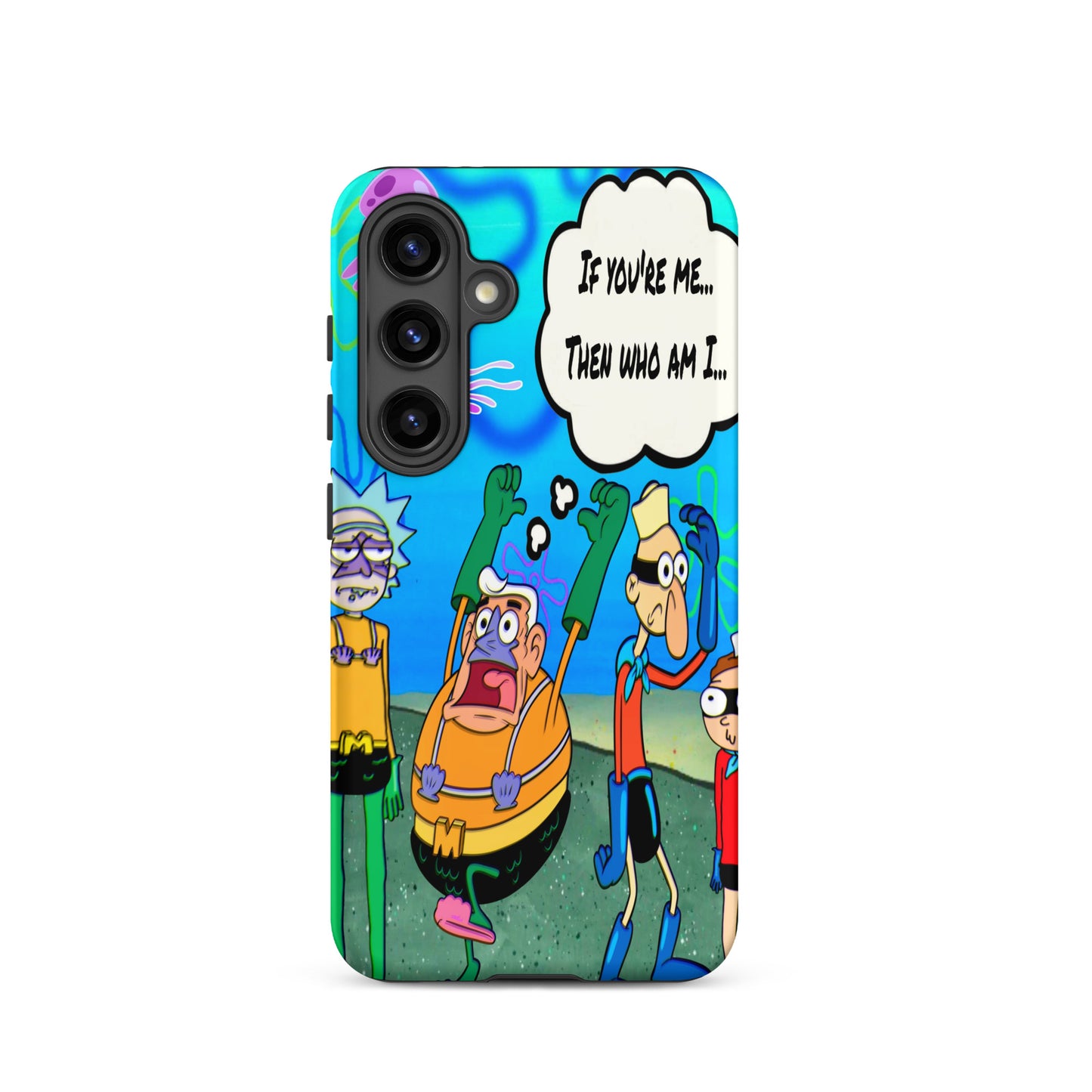 Designer Rick and Morty Samsung® Tough Case | Available for Most Samsung® Models | Glossy or Matte Print Options