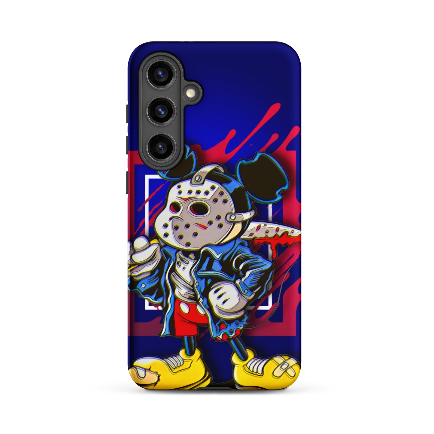 Designer Mickey-Mouse as Jason from Friday the 13th Samsung® Tough Case | Available for Most Samsung® Models | Glossy or Matte Print Options