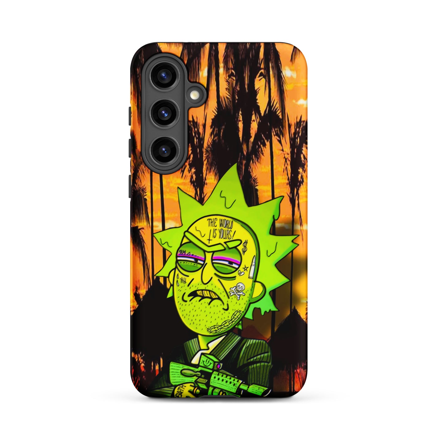 Designer Rick and Morty Samsung® Tough Case | Available for Most Samsung® Models | Glossy or Matte Print Options