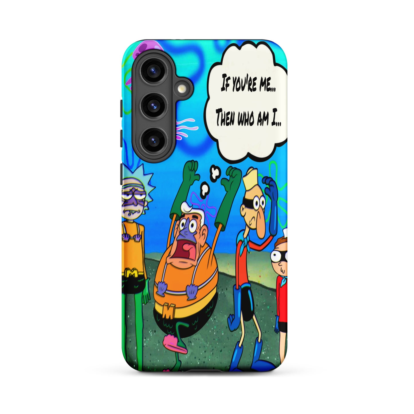 Designer Rick and Morty Samsung® Tough Case | Available for Most Samsung® Models | Glossy or Matte Print Options