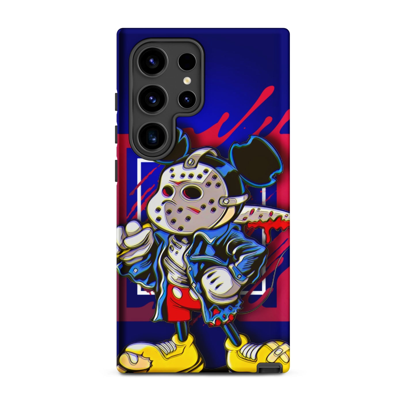 Designer Mickey-Mouse as Jason from Friday the 13th Samsung® Tough Case | Available for Most Samsung® Models | Glossy or Matte Print Options