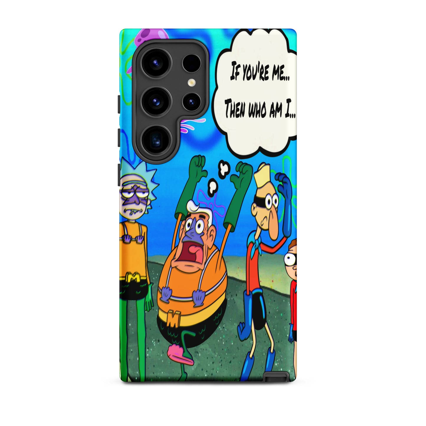 Designer Rick and Morty Samsung® Tough Case | Available for Most Samsung® Models | Glossy or Matte Print Options