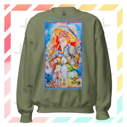 Ganesh Riding Mushak Raj Sweatshirt | Available in Multiple Colors