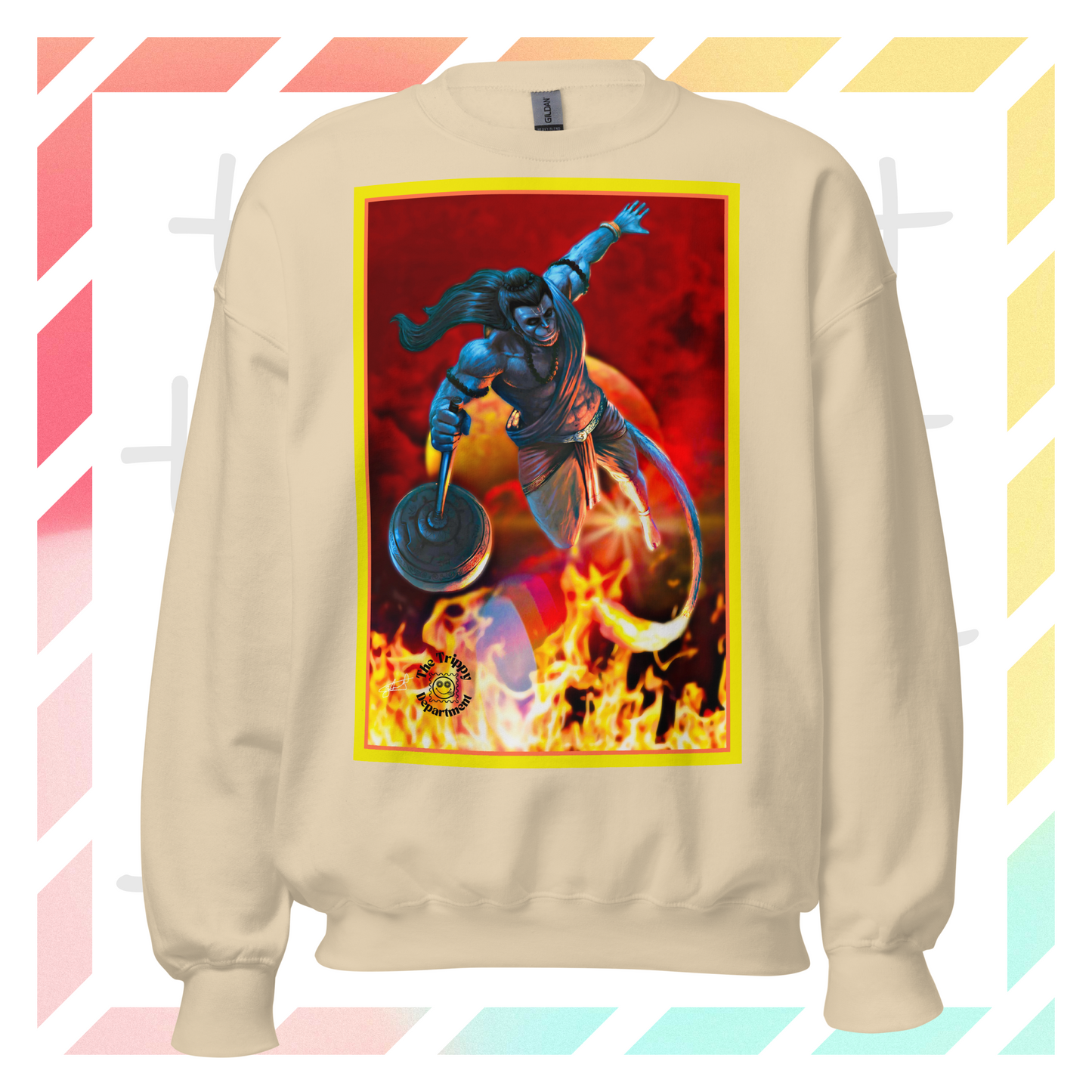 Hanuman Sweatshirt | Available in Multiple Colors