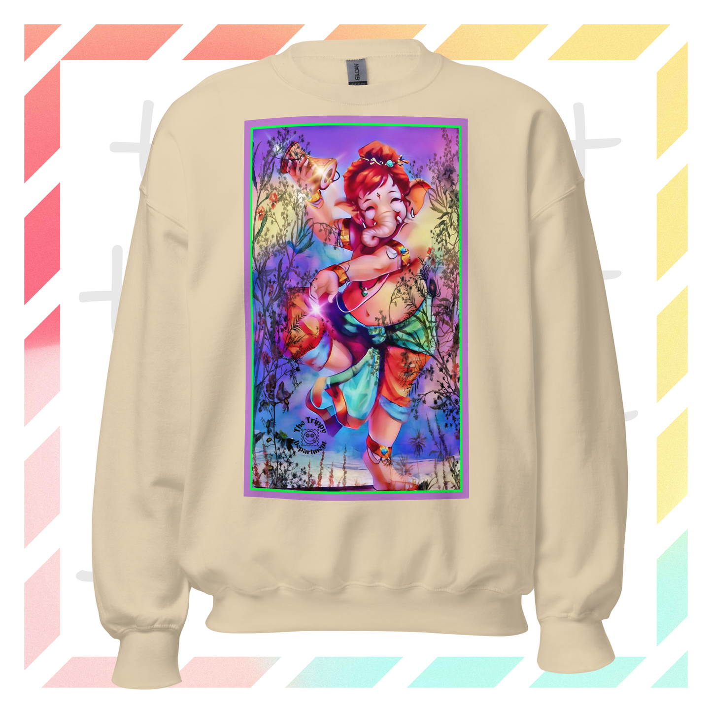 Ganesh Dancing Sweatshirt | Available in Multiple Colors