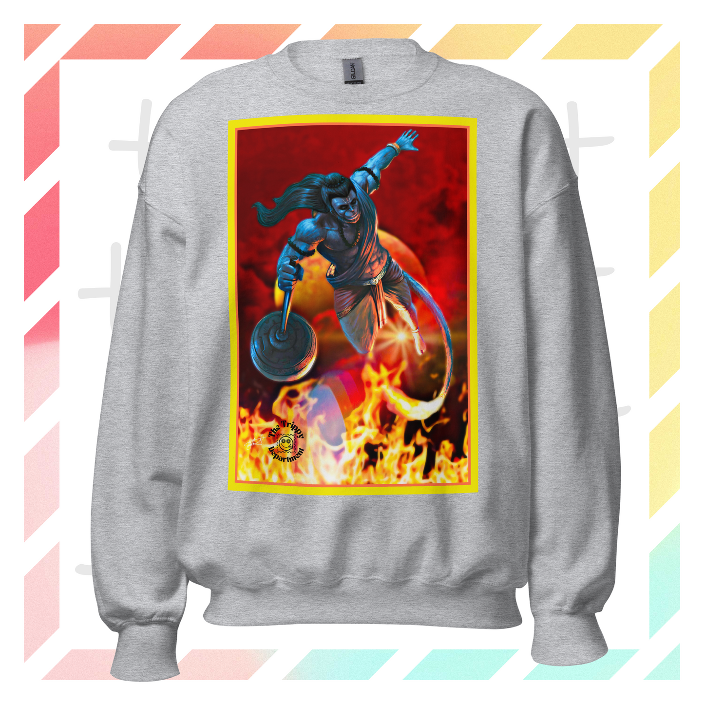 Hanuman Sweatshirt | Available in Multiple Colors