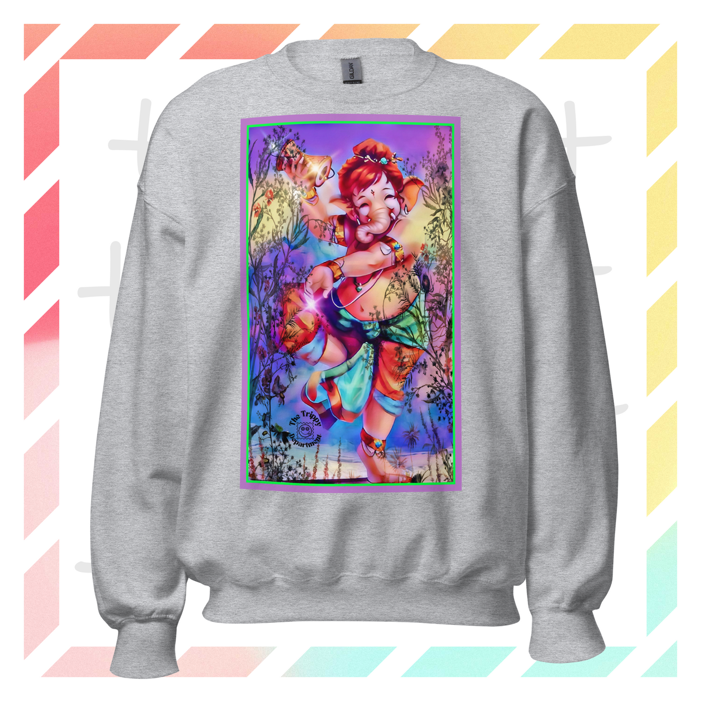 Ganesh Dancing Sweatshirt | Available in Multiple Colors