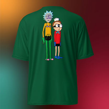 Designer Rick and Morty Athletic T-Shirt | Available in Multiple Colors | Design on Front & Back