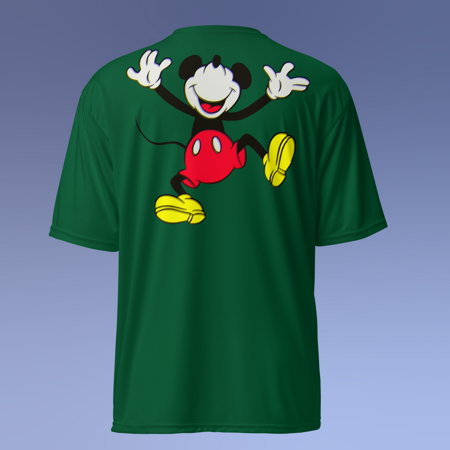 Designer Mickey-Mouse Athletic T-Shirt | Available in Multiple Colors | Design on Front & Back