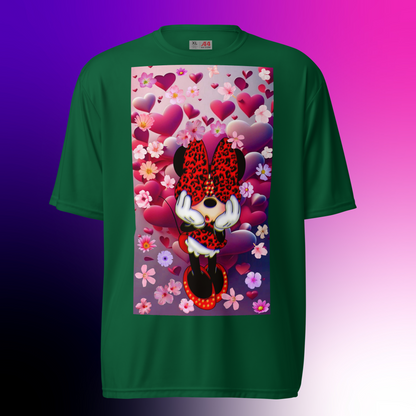 Designer Minnie-Mouse Athletic T-Shirt | Available in Multiple Colors