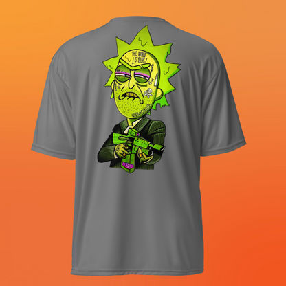 Designer Rick and Morty Athletic T-Shirt | Available in Multiple Colors | Design on Front & Back