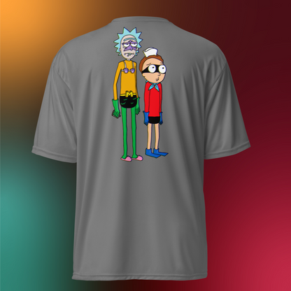 Designer Rick and Morty Athletic T-Shirt | Available in Multiple Colors | Design on Front & Back