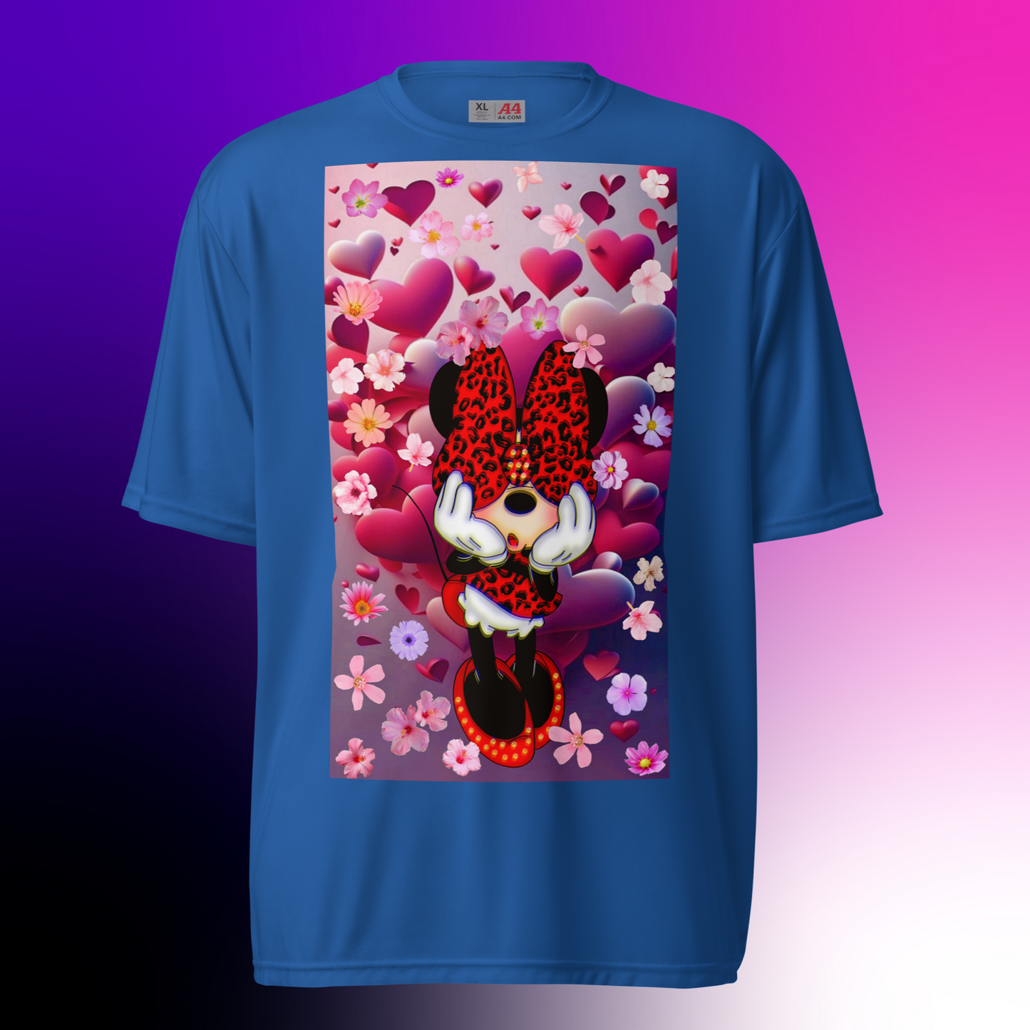 Designer Minnie-Mouse Athletic T-Shirt | Available in Multiple Colors