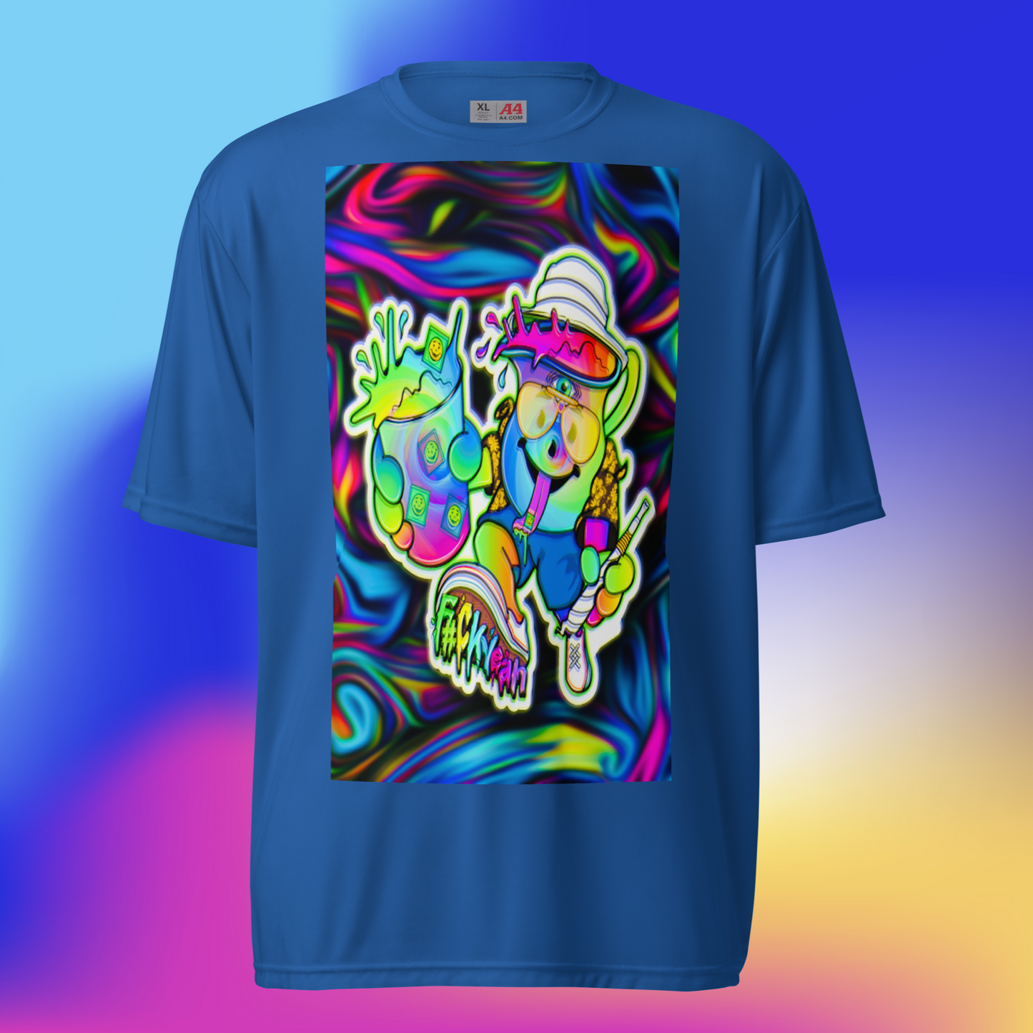 Designer Kool-Aid-Man Athletic T-Shirt | Available in Multiple Colors | Design on Front & Back