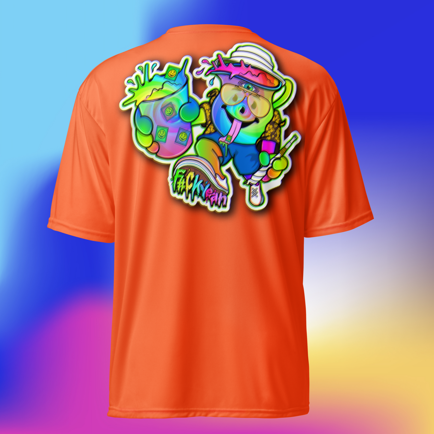 Designer Kool-Aid-Man Athletic T-Shirt | Available in Multiple Colors | Design on Front & Back