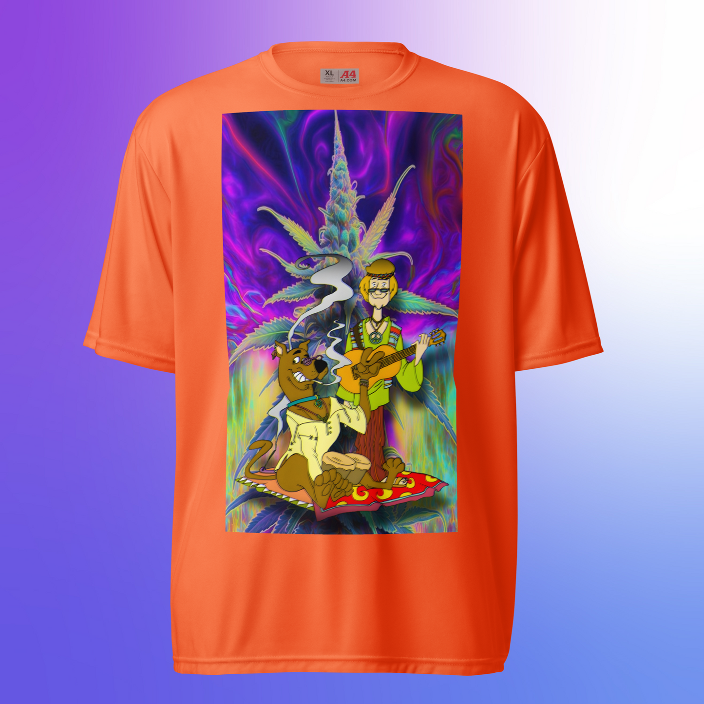 Designer Scooby-Doo and Shaggy Athletic T-Shirt | Available in Multiple Colors | Design on Front & Back