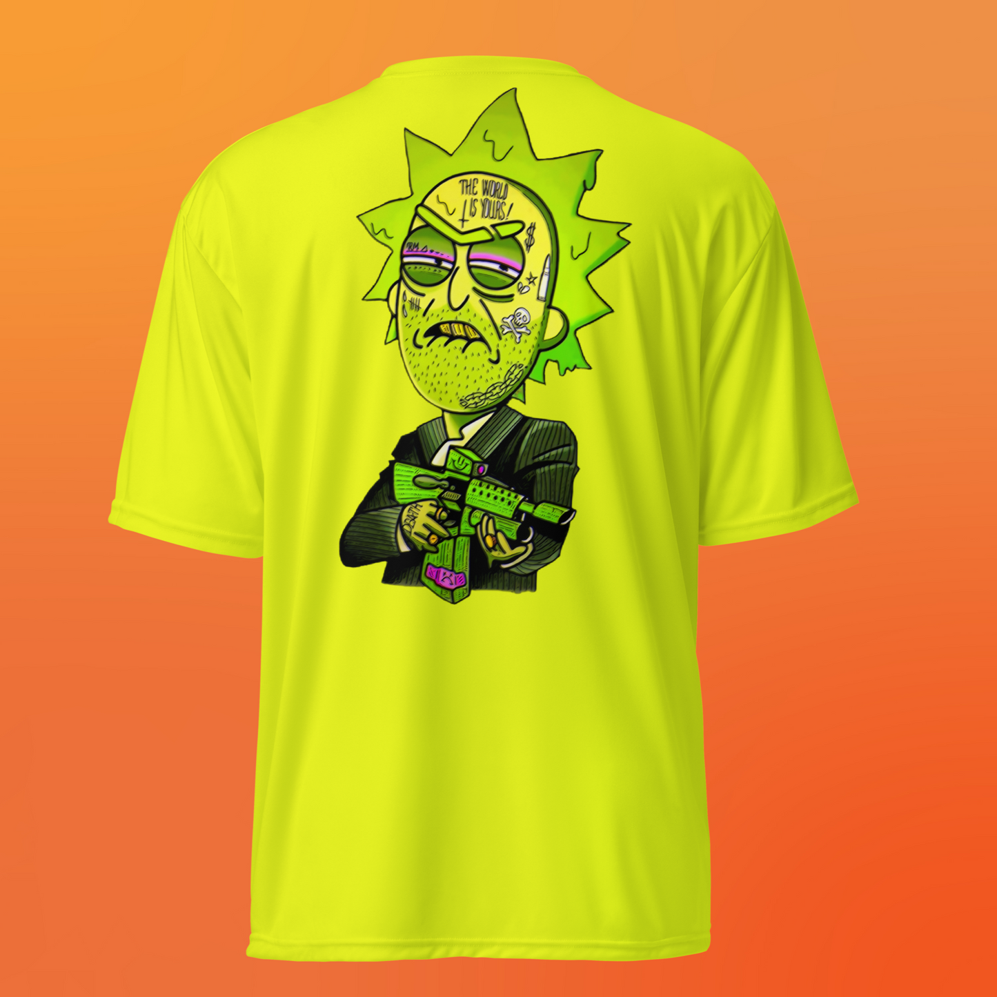 Designer Rick and Morty Athletic T-Shirt | Available in Multiple Colors | Design on Front & Back