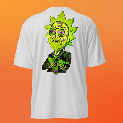 Designer Rick and Morty Athletic T-Shirt | Available in Multiple Colors | Design on Front & Back