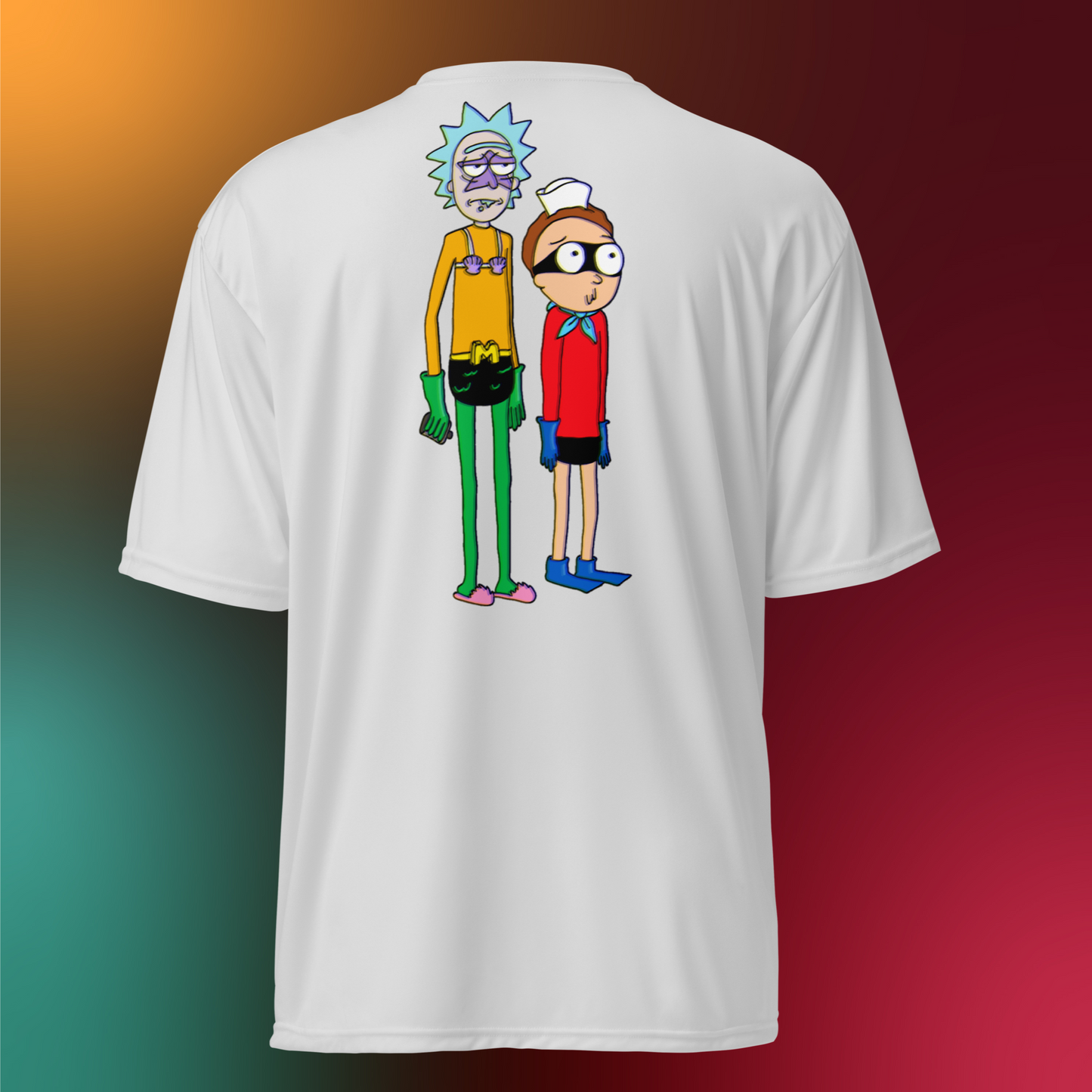 Designer Rick and Morty Athletic T-Shirt | Available in Multiple Colors | Design on Front & Back