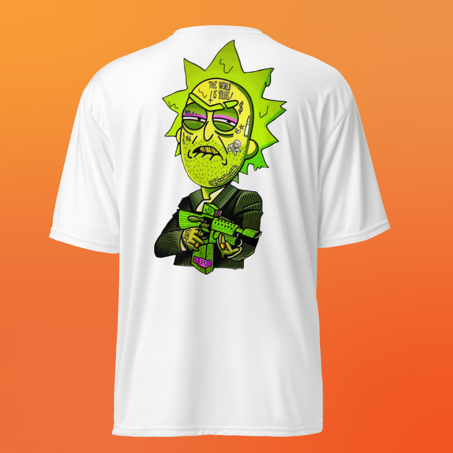 Designer Rick and Morty Athletic T-Shirt | Available in Multiple Colors | Design on Front & Back