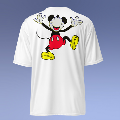 Designer Mickey-Mouse Athletic T-Shirt | Available in Multiple Colors | Design on Front & Back